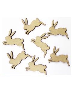 coelhos minimalistas para artesanato mdf 3mm 3x4