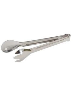 Um Pegador Multiuso Saladas Pães Aço Inox Profissional  comprimento 20cm Original LIne