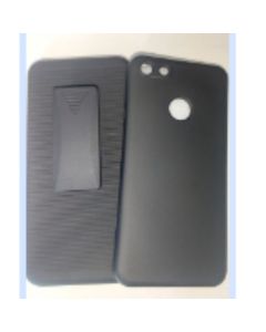 Capa Suporte de Cintura para Moto E6 Play com capa de silicone da camurça