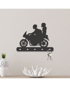 Porta Chaves Motocicleta em Mdf Vazado de 3mm - acompanha dupla face 3M