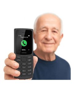Nokia 105 4g Celular Básico Com Lanterna Para Idosos Preto