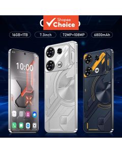 GT10 Pro 4G Android Tudo em Um Smartphone - Tela Grande INCell de 6,6 polegadas, 2GB de RAM + 16GB de ROM, Design