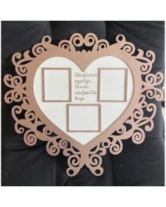 Placa Homenagem Personalizada Entrada de Casamento 3mm