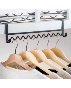 Cabide Ganchos Organizadores Preto Para Pendurar Roupa De Cama, Garrafas de água, Roupas Multifuncional UTIFACIL