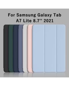 Para Samsung Galaxy Tab A7 Lite 8.7'2021 SM-T220 T225 Tri-fold Flip Caso Suporte Magnético Capa Protetora De Couro Do Pl